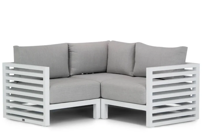 Santika Furniture Jaya hoek loungeset 3-delig - Wit