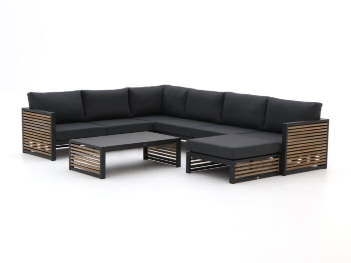 Bellagio tuinmeubelen Cadora hoek loungeset 4-delig links – Grijs