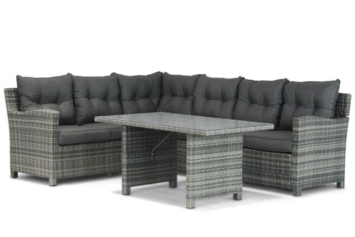 Domani Furniture Beluga dining loungeset 3-delig – Grijs-antraciet