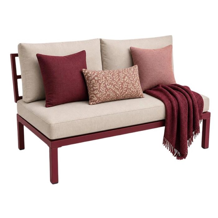 Own Cairo Pallet Bank Burgundy