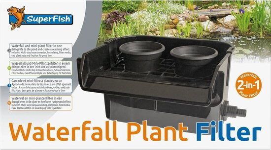Aquadistri Waterfall plant filter – zwart
