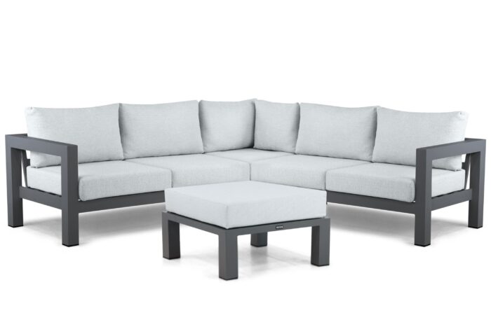 Lifestyle Garden Furniture Luca hoek loungeset 4-delig – Grijs-antraciet