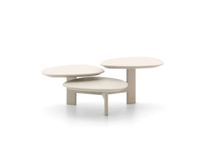 SUNS Casto butterfly lounge tuintafel 100x100x47cm draaibaar - Taupe