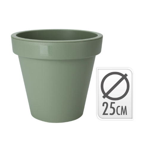 Nampook Bloempot EK Rond 25x25x22 cm Groen