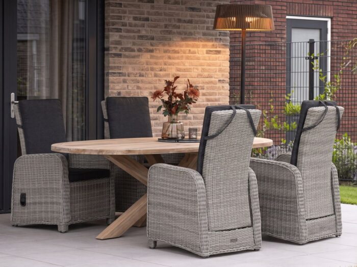 Intenso Furniture Umbria dining tuinstoel verstelbaar – Grijs