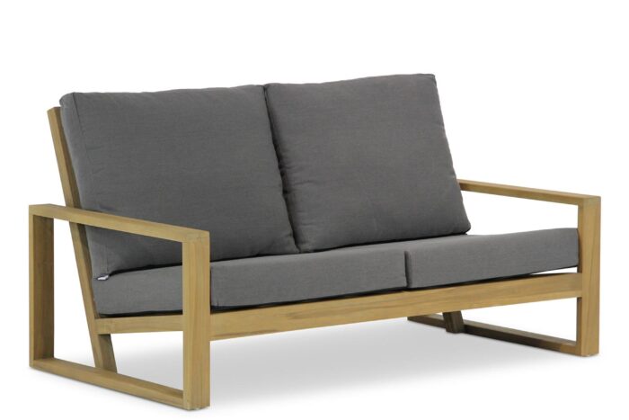 Lifestyle Garden Furniture Pure Island lounge tuinbank 2-zits – Old teak greywash