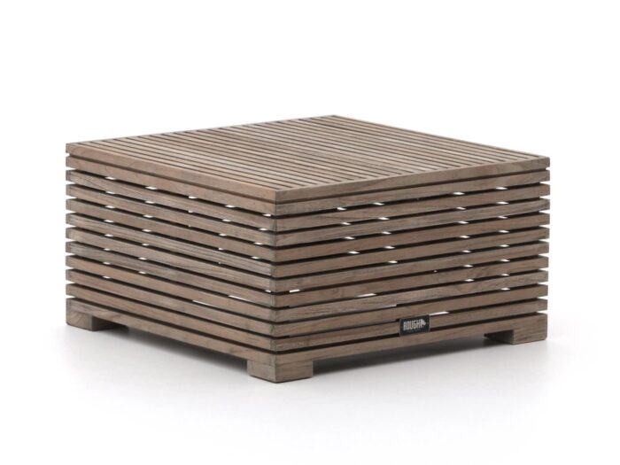 ROUGH Furniture ROUGH-C bijzet tuintafel 60x60x32cm Laagste prijsgarantie! – Bruin