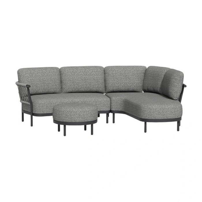 Tierra outdoor Fresca Loungeset Charcoal – grijs