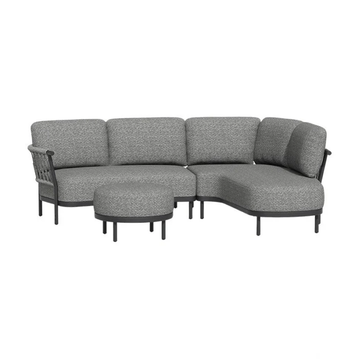 Tierra outdoor Fresca Loungeset Charcoal - grijs