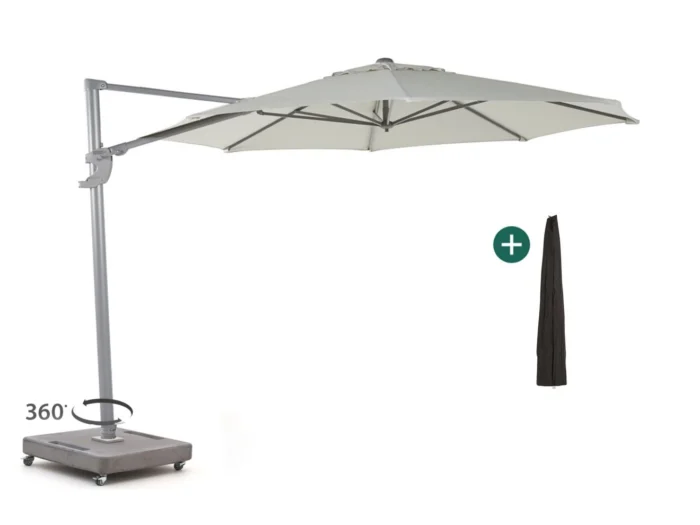 Shadowline Francisco zweefparasol ø330cm - Grijs