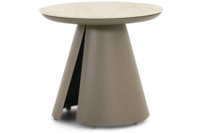 Santika Cayora lounge tuintafel 50 cm – Taupe-naturel-bruin