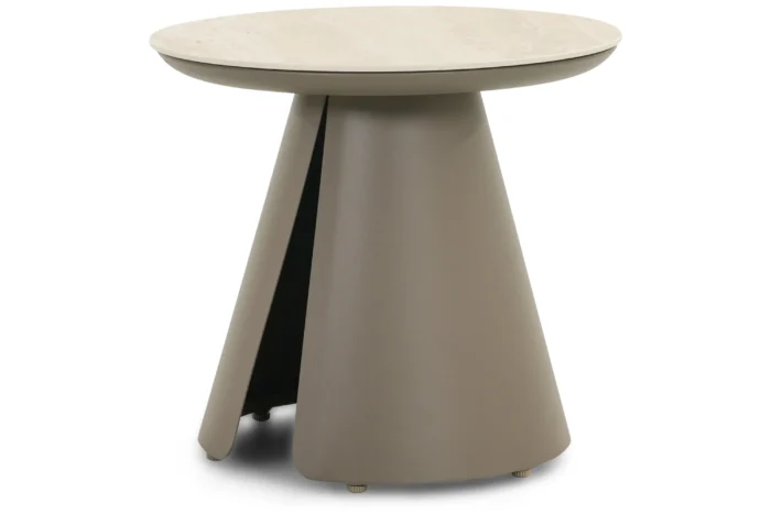 Santika Cayora lounge tuintafel 50 cm - Taupe-naturel-bruin