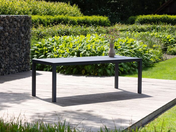 Bellagio tuinmeubelen Bellagio Albinea/Menzano 220cm dining tuinset 7-delig stapelbaar Laagste prijsgarantie! – Grijs
