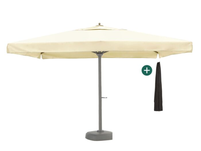 Shadowline Java parasol 450x450cm Laagste prijsgarantie! – Wit