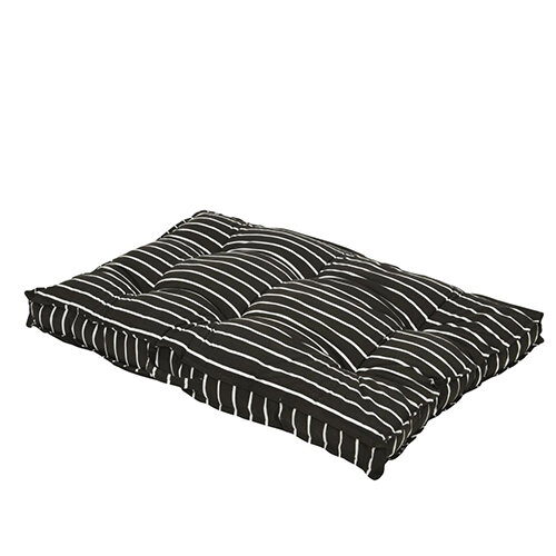 Buitengewoon de boet Palletkussen Zit 80×120 cm Zwart en Wit