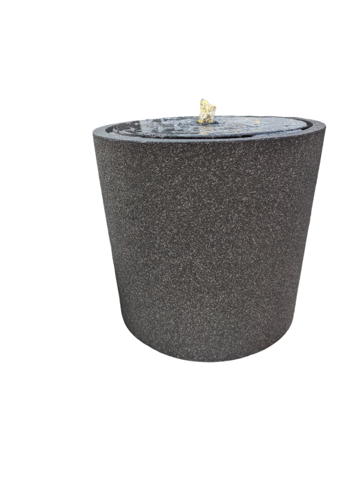 Elite Fontein stone lite black sandstone waterornament E’lite – zwart