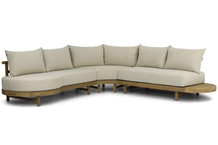 Santika Furniture Kayu hoek loungeset 3-delig – Old teak greywash