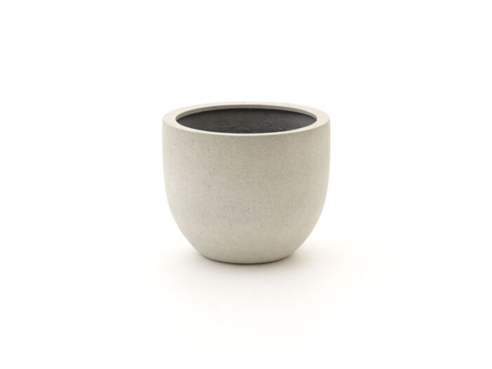 Luca Lifestyle Grigio New Egg Pot bloempot M ø45cm (h:38cm) Laagste prijsgarantie! – Wit
