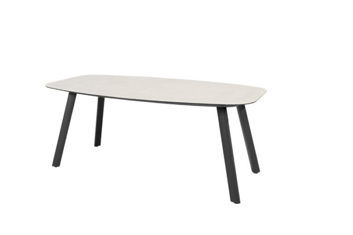 Taste Manolo dining tafel antraciet printed keramiek 180×95 cm
