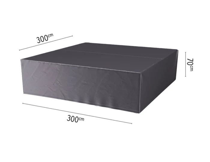 Aerocover Hoes loungeset 300 x 300 x 70 cm - grijs