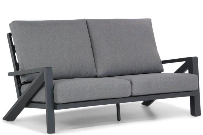 Santika Furniture Cinta lounge tuinbank 2,5-zits – Grijs-antraciet