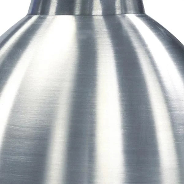 Aquadistri Reflector met klem en keramische e27 fitting 20 cm rvs Arcadia - grijs