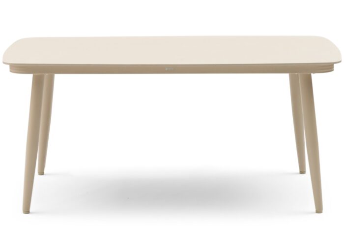 Coco Ibiza lounge/dining tuintafel 140 x 80 cm – Taupe-naturel-bruin