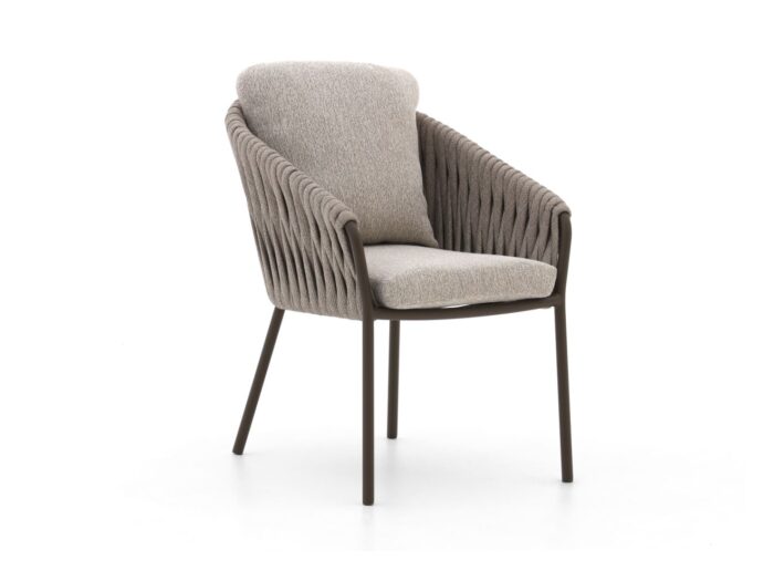 SUNS Nappa dining tuinstoel Laagste prijsgarantie! – Taupe