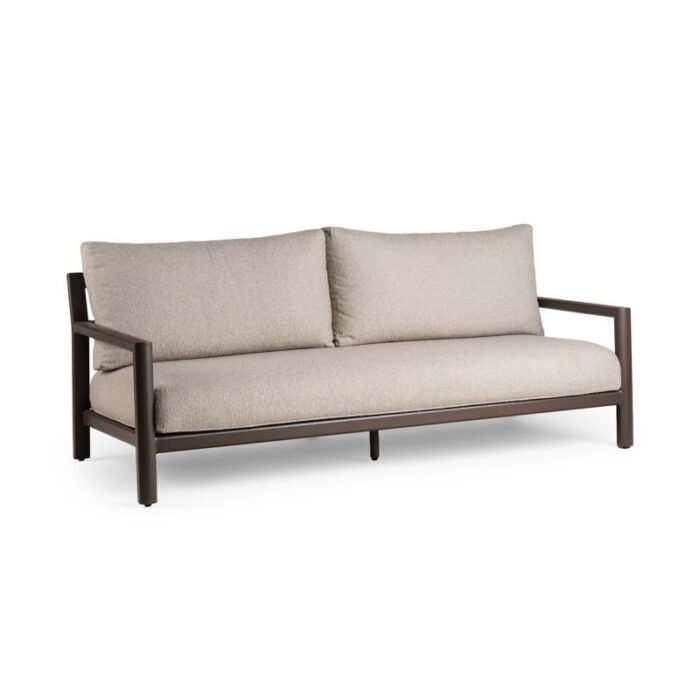 Tierra outdoor Oasis 3-zits lounge bank chocolat