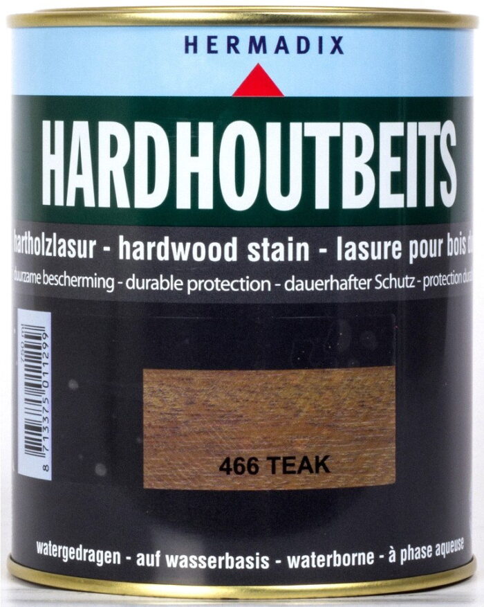 Hermadix Hardhoutbeits 466 teak 750 ml – hout