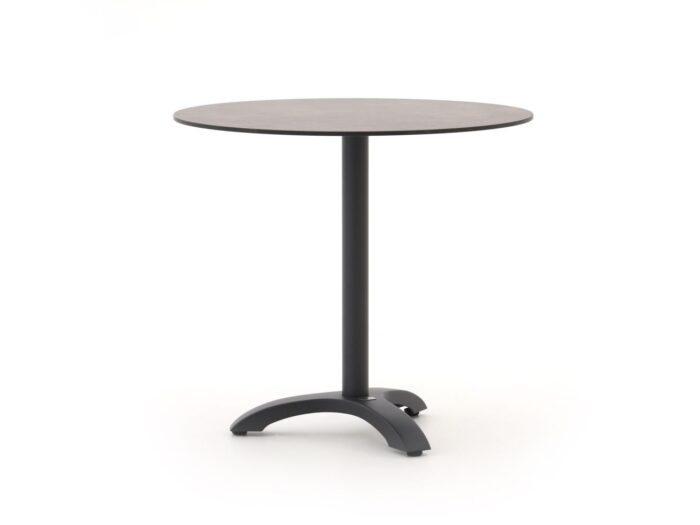 Bellagio tuinmeubelen Bellagio Lisio tuintafel ø80cm (h:73cm) Laagste prijsgarantie! – Grijs