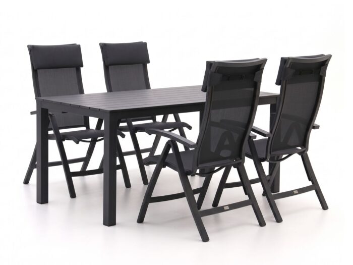 Bellagio tuinmeubelen Lugo/Menzano 160cm dining tuinset 5-delig