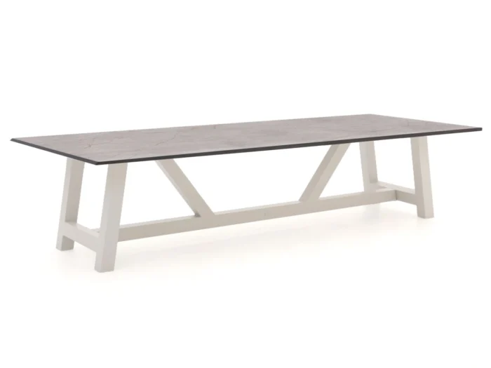 Bellagio tuinmeubelen Bresimo dining tuintafel 317x100cm - Grijs