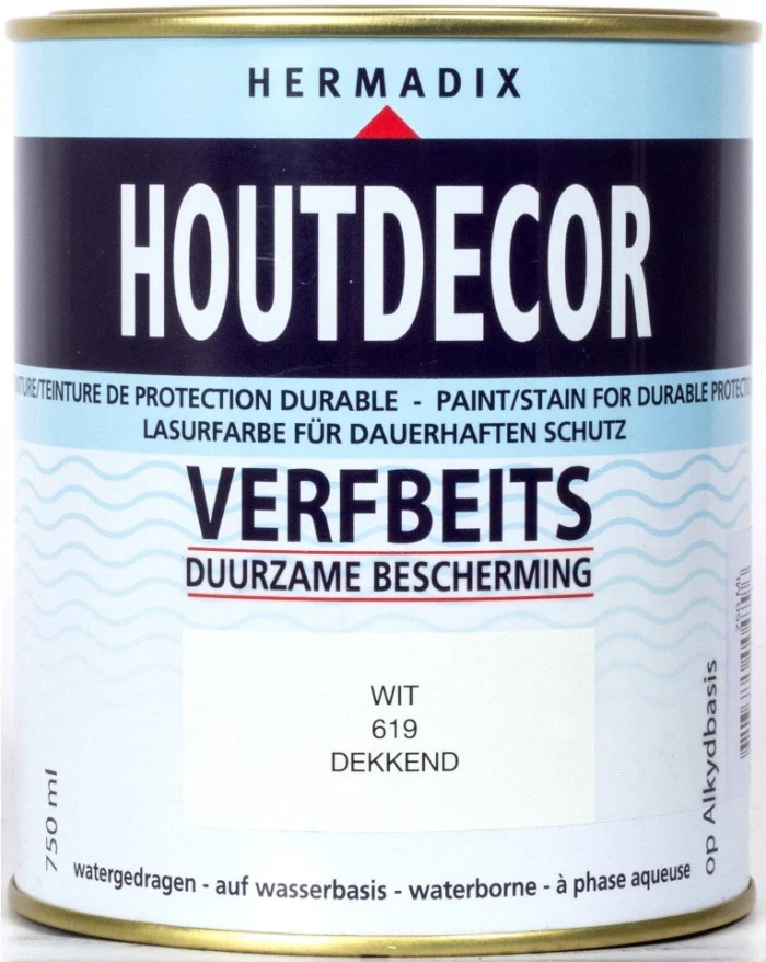 Hermadix Houtdecor 619 wit 750 ml