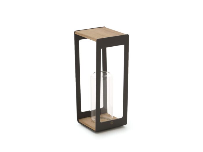 SUNS Zara M lantaarn 22x19x50cm Laagste prijsgarantie! – Taupe
