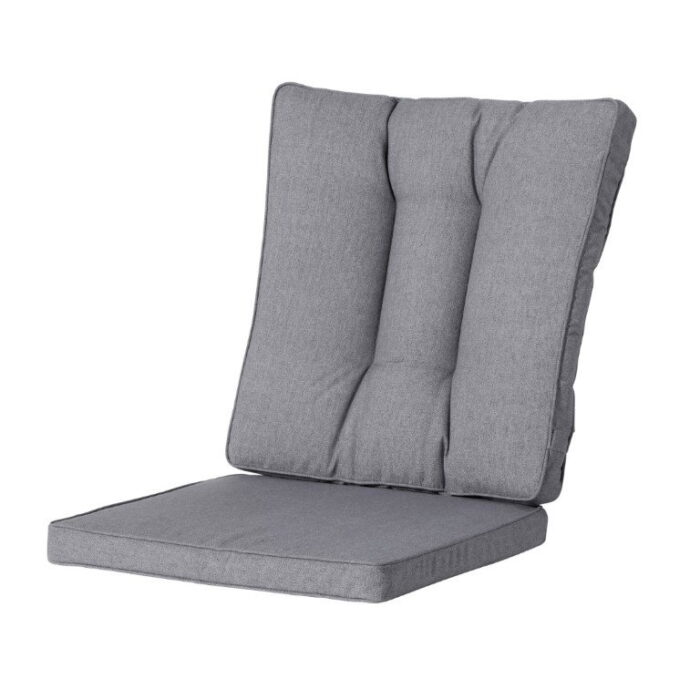 Madison Wicker dining set outdoor Oxford grey 95 cm x 46 cm – grijs