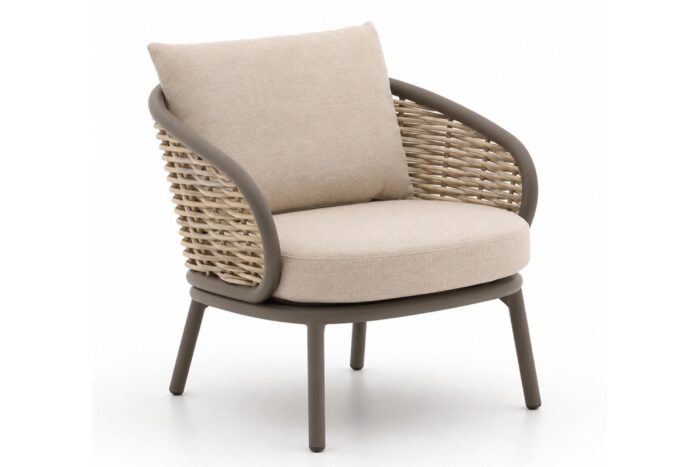 Apple Bee Pine Key lounge tuinstoel – Taupe-naturel-bruin