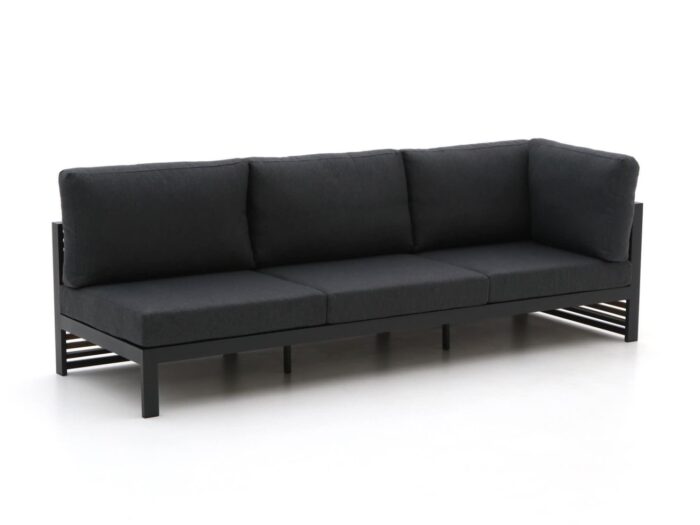 Bellagio tuinmeubelen Bellagio Cadora lounge tuinbank 3-zits linkerarm 246cm Laagste prijsgarantie! – Grijs