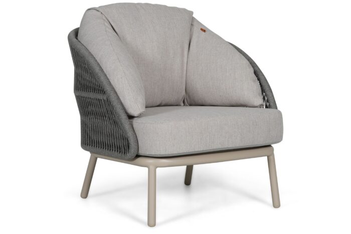 Santika Furniture Pebble lounge tuinstoel – Zand/Beige