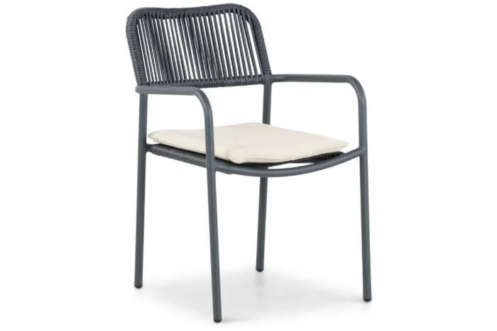 Coco Penya dining tuinstoel - Grijs-antraciet
