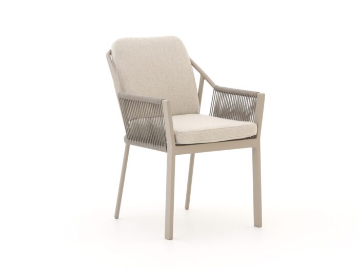 Tierra Outdoor Liv dining tuinstoel stapelbaar Laagste prijsgarantie! – Taupe