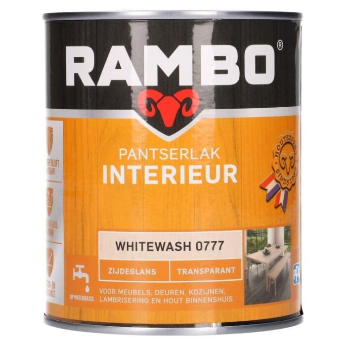Rambo Pantserlak interieur zg 777 0,75l – transparant