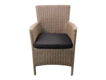 Own Diana Dining Stoel Incl Handgreep Kobo Half Rond Wicker – bruin