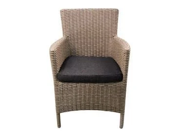 Own Diana Dining Stoel Incl Handgreep Kobo Half Rond Wicker - bruin
