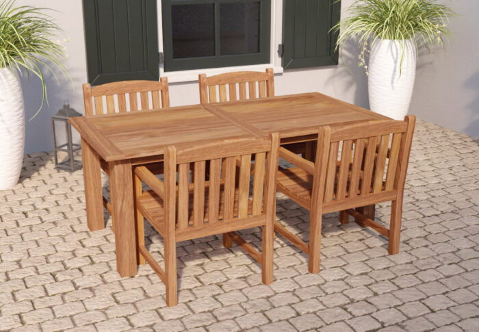 Tuindeco Tuintafel Modern teak 250 cm – hout