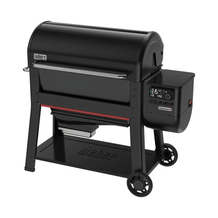 Weber Searwood xl 600 pelletgrill zwart BBQ
