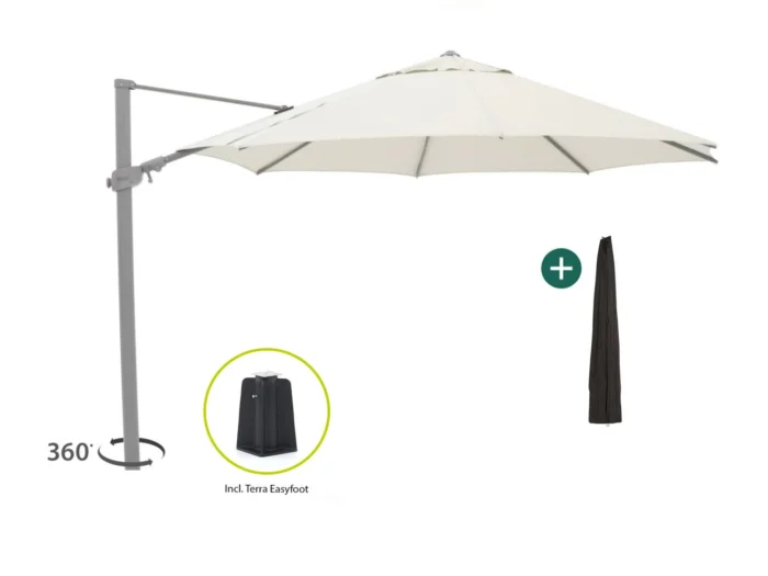 Shadowline Austin zweefparasol ø 350cm - Wit