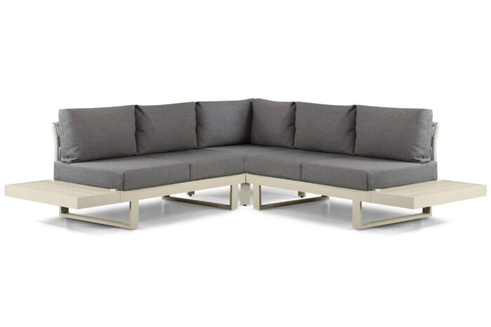 Lifestyle Garden Furniture Lorenzo hoek loungeset 5-delig – Taupe-naturel-bruin