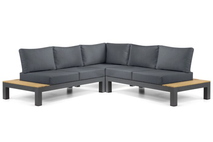 Lifestyle Garden Furniture Vittoria hoek loungeset 3-delig – Grijs-antraciet