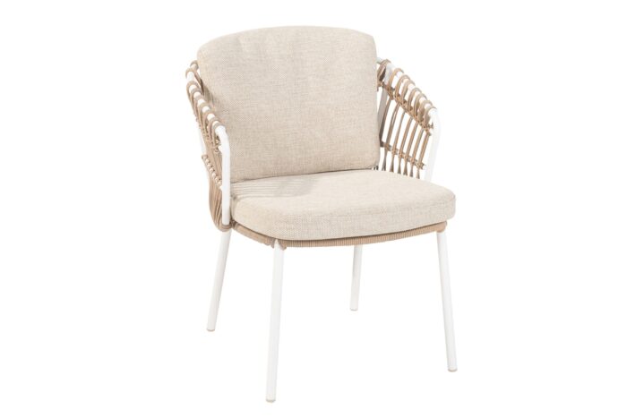 4 Seasons Outdoor Dalias dining tuinstoel – Taupe-naturel-bruin